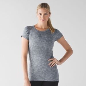 lululemon athletica Gray Space-Dye Performance Tee